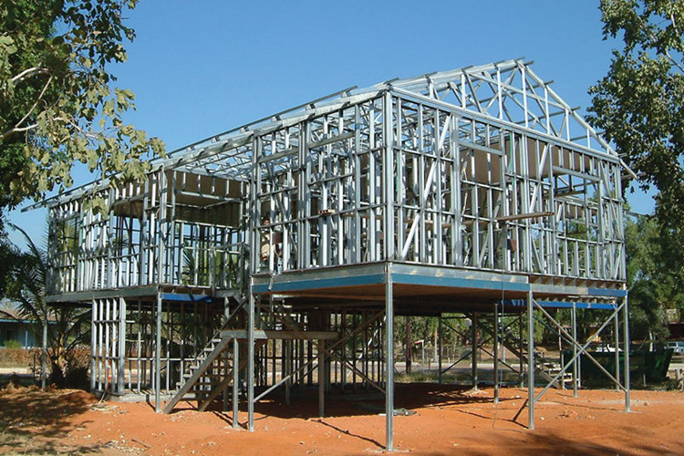 Bâtiments en acier de construction à ossature métallique légère de qualité