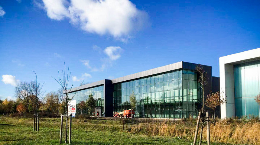Salle d'exposition des matériaux de construction aux Pays-Bas